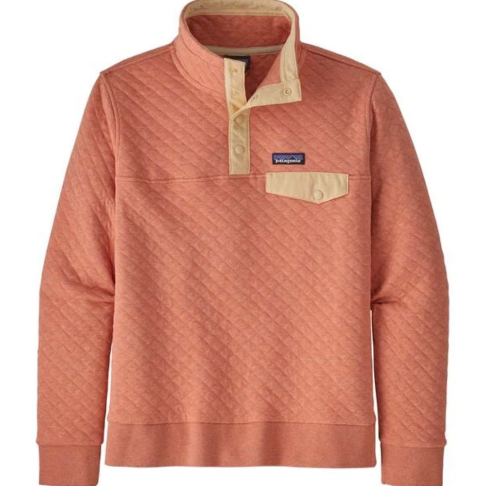 PATAGONIA Quilted Snap-T Pullover Terracotta Orange {U2}